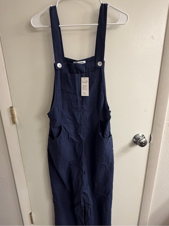 Cupshe Pants - Cupshe Navy Blue Overalls Jumpsuit